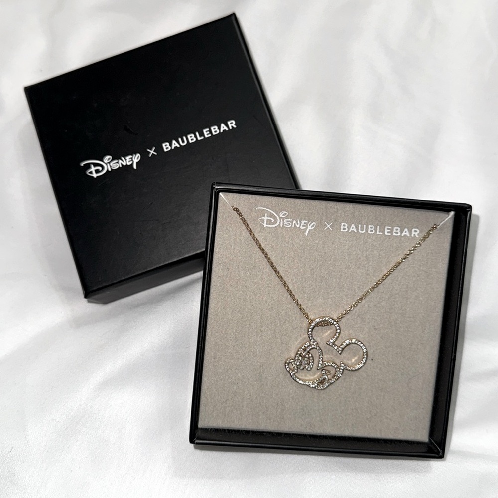 Disney x Baublebar Mickey Mouse Illustration Necklace